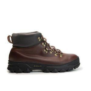 Polo Ralph Lauren Hainsworth brown leather boots size 10.5